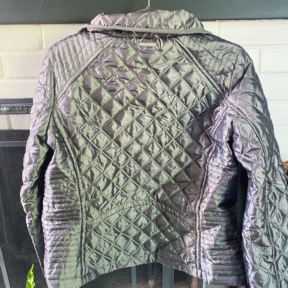 NWOT Pewter Silver Puffer Jacket Marc New York - Picture 4 of 4